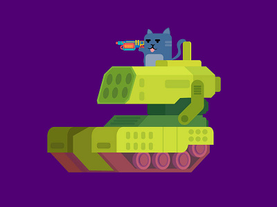 Tank and Cat