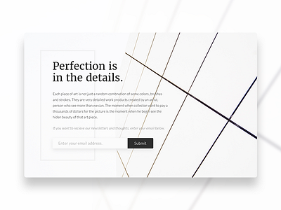 Perfection creative design flat font minimalist typography ui uiux user experience ux we design white