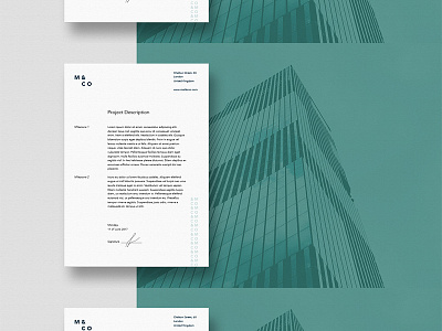Letterhead Design - Metler & Co.