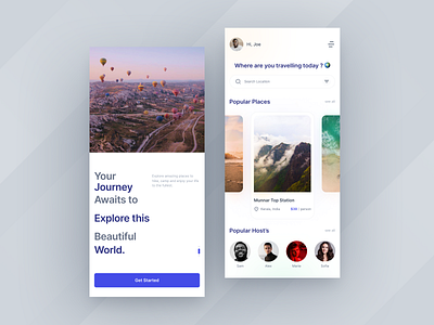 Travel App UI