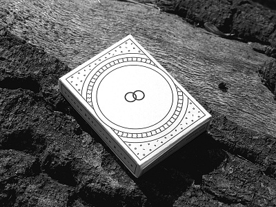 Flesh & Bones tuckbox deck minimal pattern playing cards tuckbox