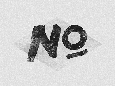 no grunge simple typography