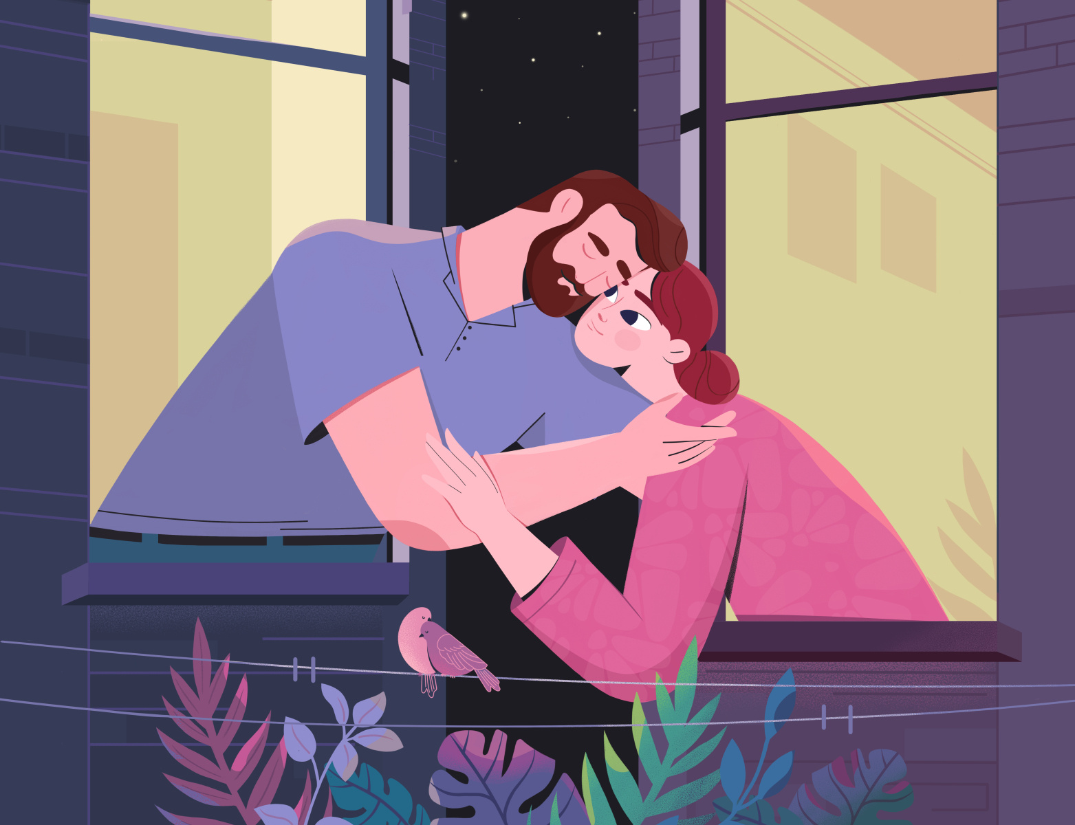 Loveydovey couple! by Wingingstones NTAB STUDIO on Dribbble
