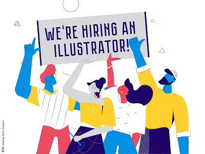 Join us 2d animation armenia boy character design girl hire hiring illustration job join office plants team video work