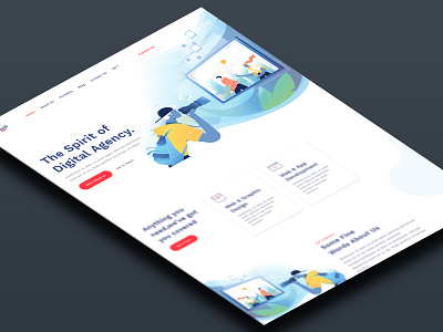 Illustration for landing pages