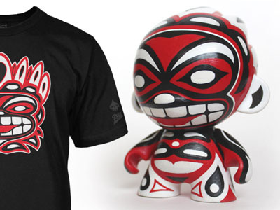 BNI T-shirt Collaboration with Reactor-88 collaboration t-shirt vinyl toy