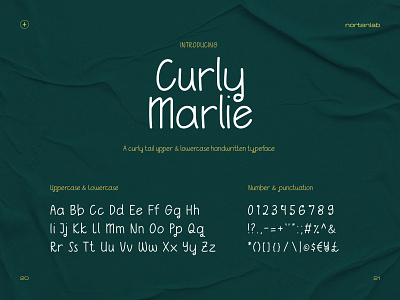 Curly Marlie Typeface