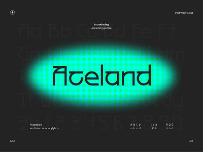 Aceland typeface