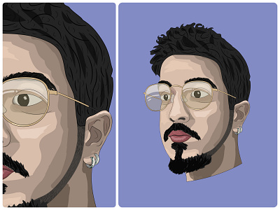 Curly Stream adobe illustrator art artwork curly design digital art digital drawing digital portrait glasses graphic design illustration portrait streamer twitch vector vector art