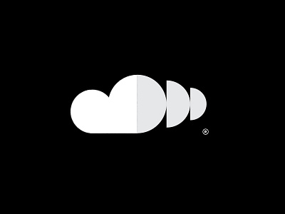 Cloud logo app cloud concept design logo