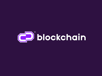 Blockchain logo app blockchain branding logo tech
