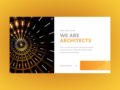 We are Architects architect building construction design power ui yellow