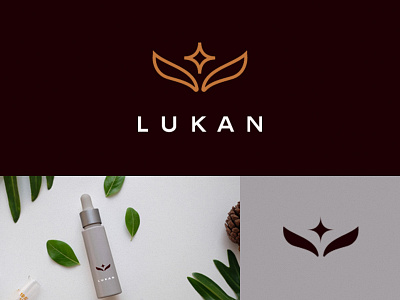 Lukan Identity Design beauty branding flower logo lukan