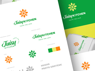 Juisy Kitchen Identity Guideline branding food food and beverage guideline logo