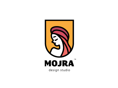 Greek Goddess - The Moira destiny fates goddess greek illustration lines logo moirai mojra redwoman the woman
