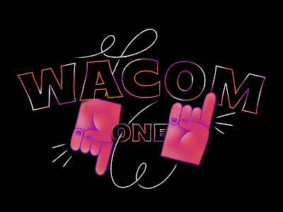WACOM ONE brice drawing graphicdesign hands illustraion sketches tablet typography wacom wacomone