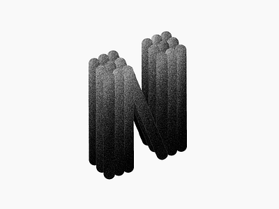 THE "N" design goodtype graphicdesign letter texture type typography