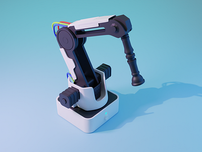 Robo-Arm 3d animation blender graphic design illustration