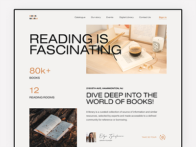 Book Publishing Landing Page