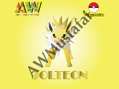 Jolteon - Pokemon branding design graphic design icon illustration logo vector