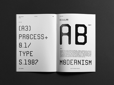 Mono-RGO Typeface typography