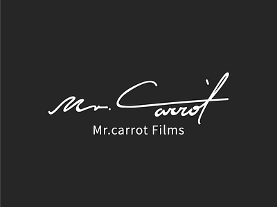 Mr.carrot Films Draft carrot films logo studio video