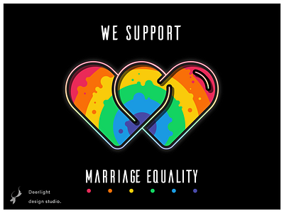 🌈We support marriage equality.😘 design equality illustration marriage equality rainbow