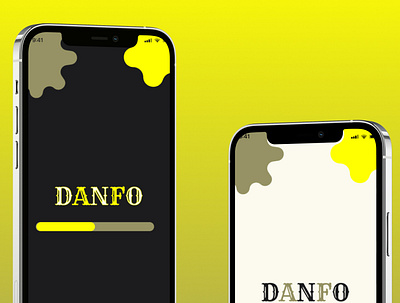Danfo cover app page. branding logo ui ux