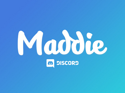 Maddie for Discord discord logo logotype maddie script