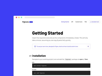 Figicons Getting Started