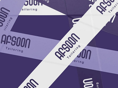 Afsoon tailoring branding project/Typeface branding design graphic design illustration logo typography vector