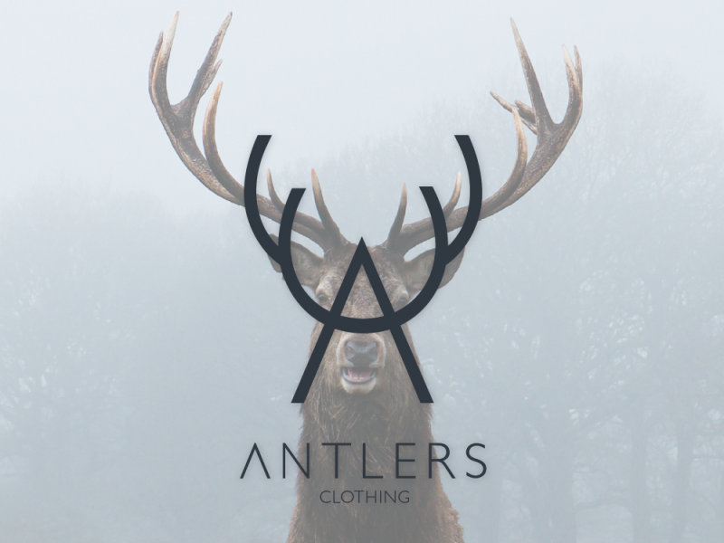 antlers clothing brand logo design by mkgraphix on Dribbble