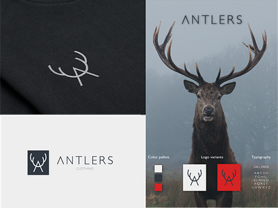 antlers clothing branding