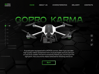 GoPro landing page home screen