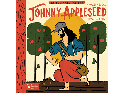 Johnny Appleseed Book Cover book gibbs smith illustration print product trees
