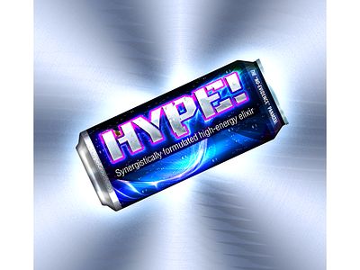 Hype Energy Elixir blog post design illustration photoshop