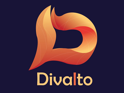 Divalto logo branding design icon illustration logo typography ui vector