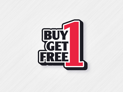 Buy one get one free 2 for the price of 1 buy 1 get 1 free buy one get one free buymode design farhadgraphics graphic design minimal nur farhad two for the price of one vector