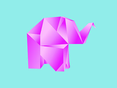 Origami Elephant Logo