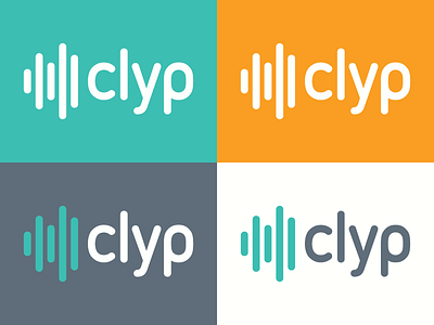 Clyp Logo branding identity logo music startups tech typography