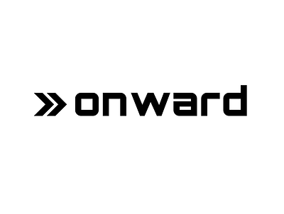 Onward branding design illustration logo