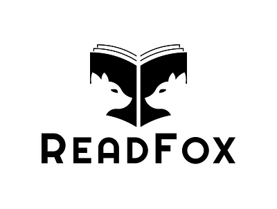 ReadFox branding design illustration logo