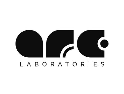 Arc Laboratories branding design illustration logo