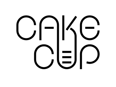 CakeCup branding design illustration logo