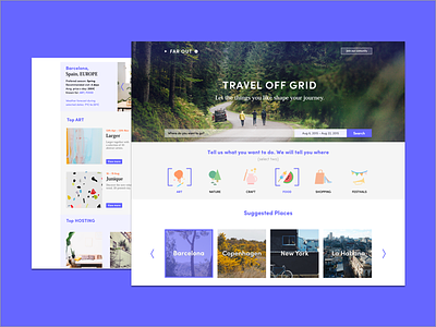 FAR OUT barcelona blue concept desktop different grid guide new off grid travel trips web