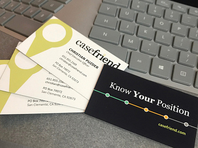Casefriend Business Cards business card casefriend design print design trinamic digital