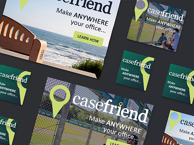 Casefriend Ad Campaign ad campaign app brand awareness digital ads digital advertising trinamic digital work from home