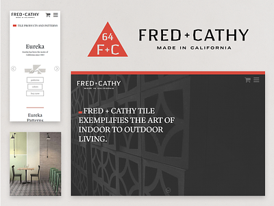 Fred+Cathy Website concrete concrete5 ecommerce landscape design parallax trinamic digital ui web design
