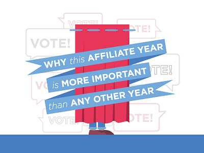 Affiliate Marketing meets Election affiliate marketing election election year vote voting booth