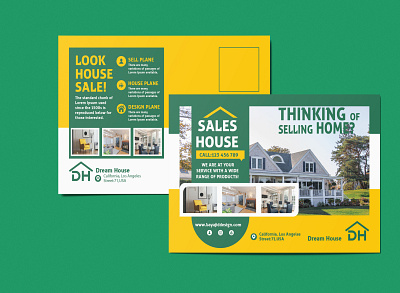 Post Card Design SOFTWARE: AI, PS realestate